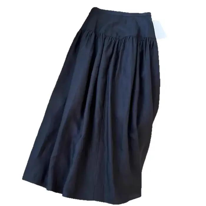 Jupe trapèze taille haute