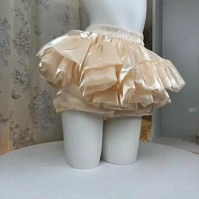 Jupe courte taille élastique douce