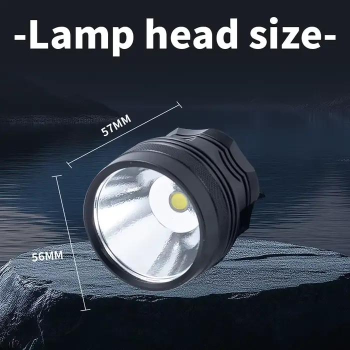 Lampe frontale super lumineuse à 3 piles 21700, puce LED P70.2, 4000 lumens, longue durée de vie de la batterie, lampe de poche pour exploration en montagne et activités de plein air