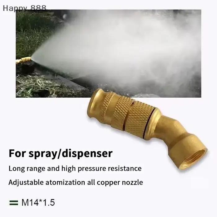 Buse de pulvérisation réglable en laiton pour jardin, agricole et nettoyage – Atomisation longue portée