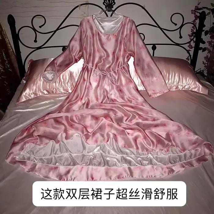 Robe longue en Satin pour femmes