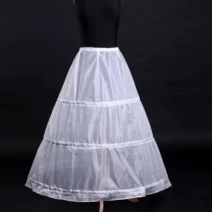 Jupon femme 3 cerceaux sous-jupe blanche accessoires de mariage