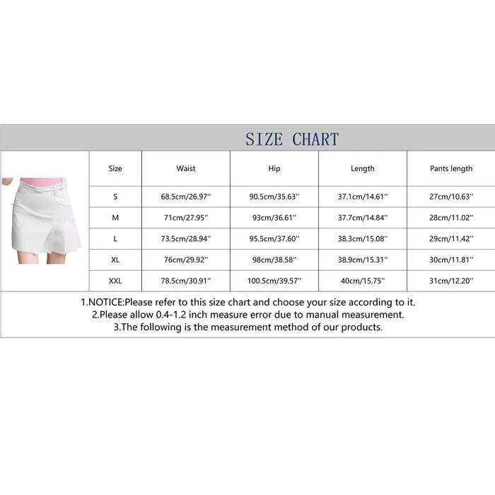 Jupe de tennis taille haute pour femme