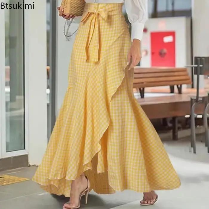 Jupe sirène sexy taille haute pour femme