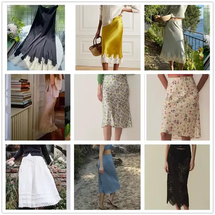Jupe courte ou mi-longue pour femmes, taille haute, élégante, pour les vacances, polyvalente