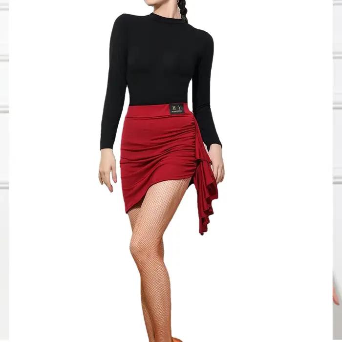 Jupe de danse Salsa Tango latine pour femmes
