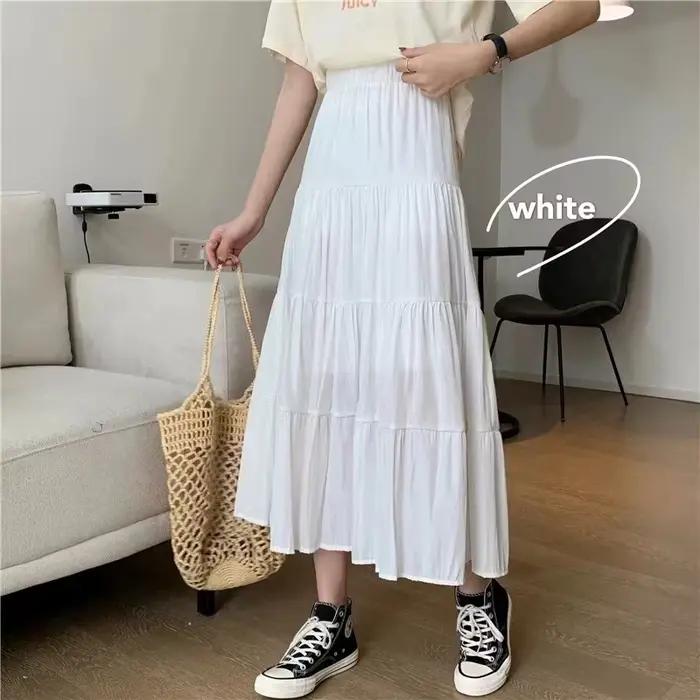 Jupe longue trapèze chic pour femme