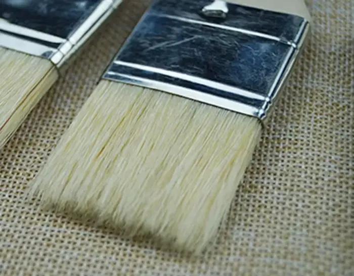 2016 nouvelle boutique longue tige en bois peinture brosse poils de porc peinture stylo brosse à récurer BBQ brosse facile à nettoyer brosse de nettoyage