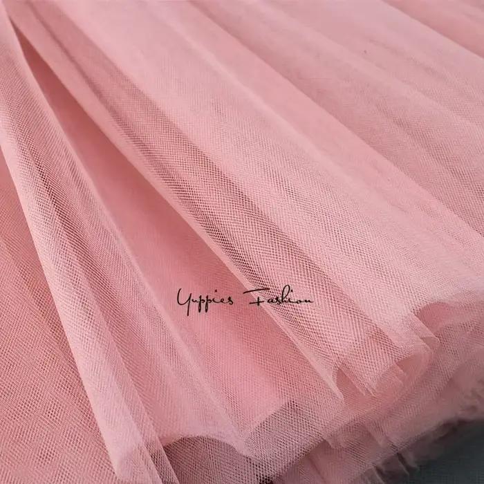Demi-jupe en Tulle taille haute