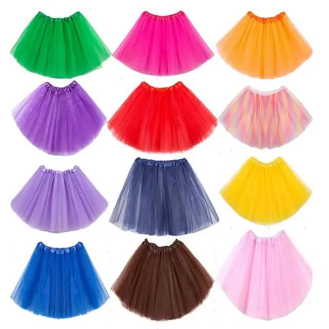 Jupon de ballet court transparent en polyester à trois couches pour femmes et filles, sous-jupe rockabilly ajustable, pour mariage et événements festifs