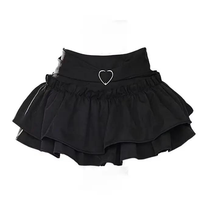 Mini jupe Lolita douce Kawaii pour femmes