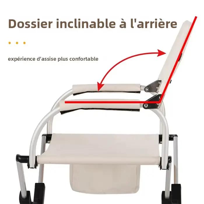 Chaise de directeur pliable d'extérieur, chaise de Camping plage pêche en alliage d'aluminium voyage randonnée pique-nique siège meubles de voyage