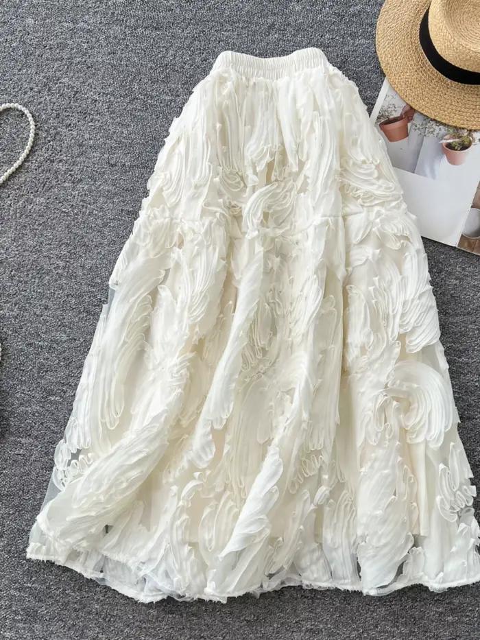 Frenchic-Jupe vintage pour femmes