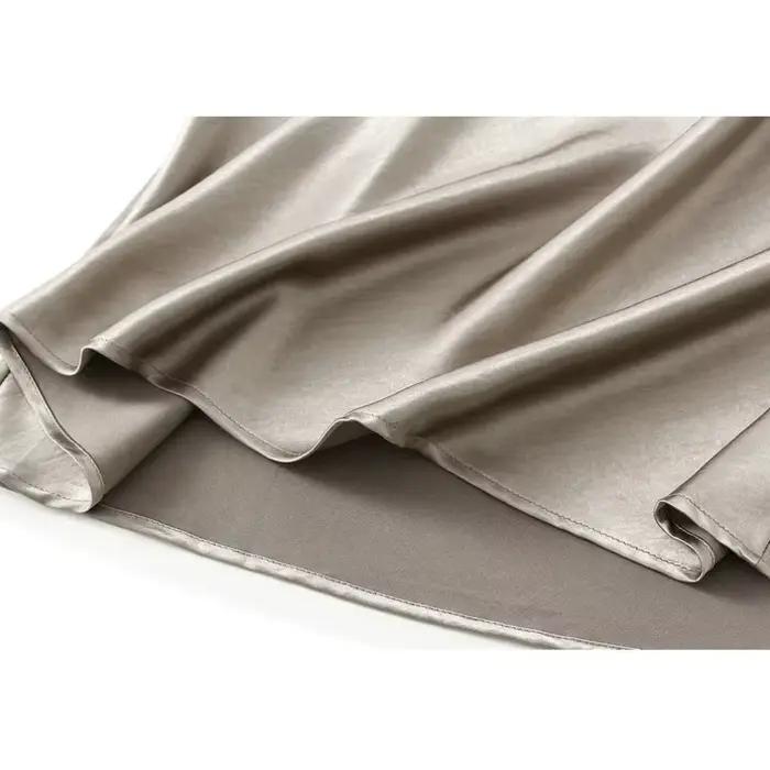 Jupe longue en Satin pour femmes