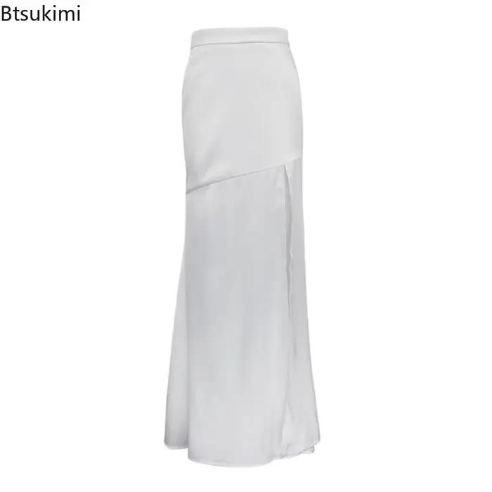 Jupe Maxi pour femmes, Design fendu