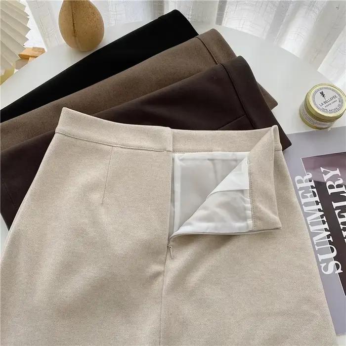 Mini-jupe A-line en polyester pour femmes, style preppy minimaliste, longueur au-dessus du genou, pour l'été et les occasions spéciales