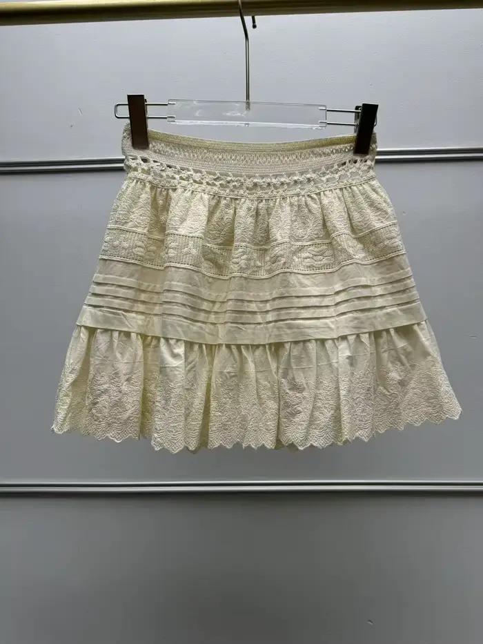 Jupe plissée pour femme 100% coton