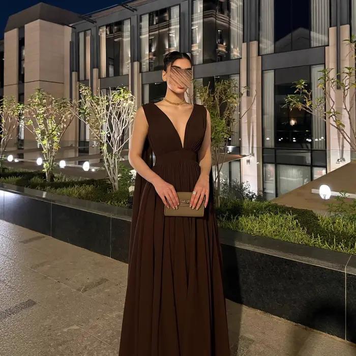 Robe élégante en mousseline de soie