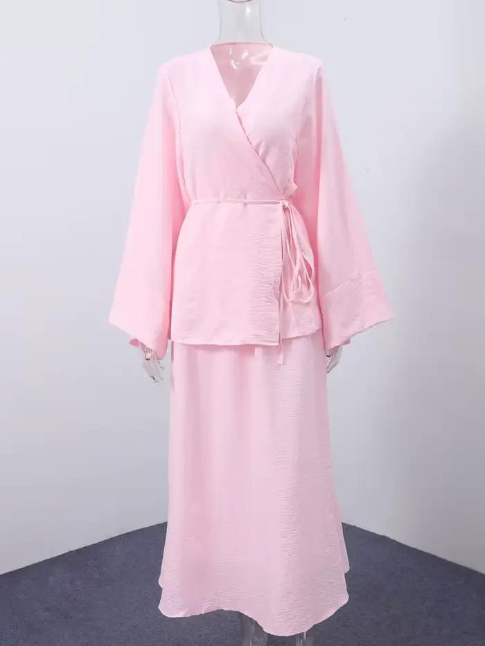 Ensemble chemise et jupe Chic pour femmes