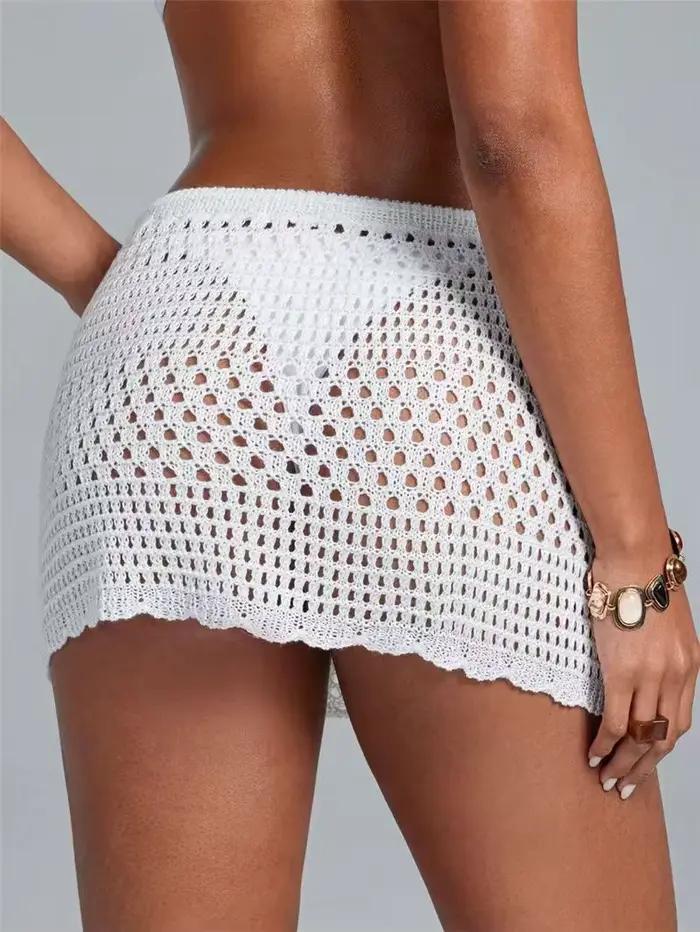 Nouvelle jupe unie pour femme