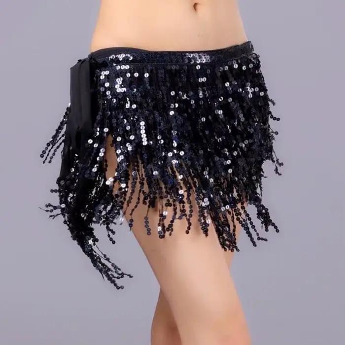 Jupe de danse orientale à sequins