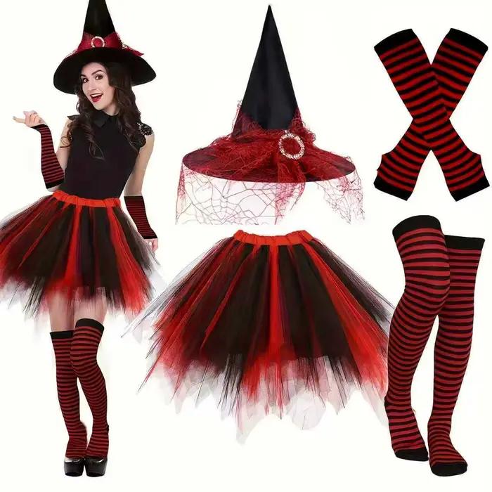 Jupe Tutu de sorcière d'halloween pour filles