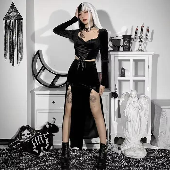 Nouvelle jupe longue de fête pour femme