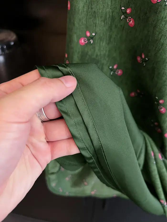 Jupe sirène mi-longue Seoulish imprimé cerises et motifs floraux taille haute élégante pour vacances et occasions spéciales polyester ajustement amincissant silhouette féminine