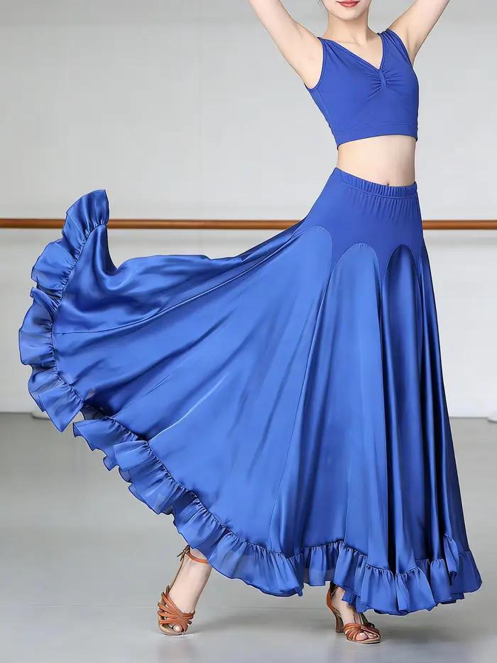 Jupe de danse de salon élégante pour femmes