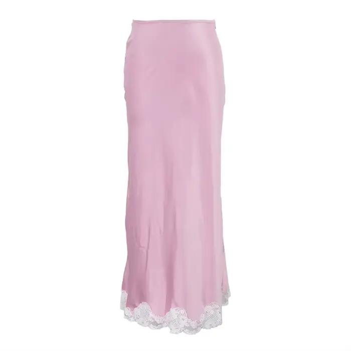 Jupe en Satin et dentelle pour femmes