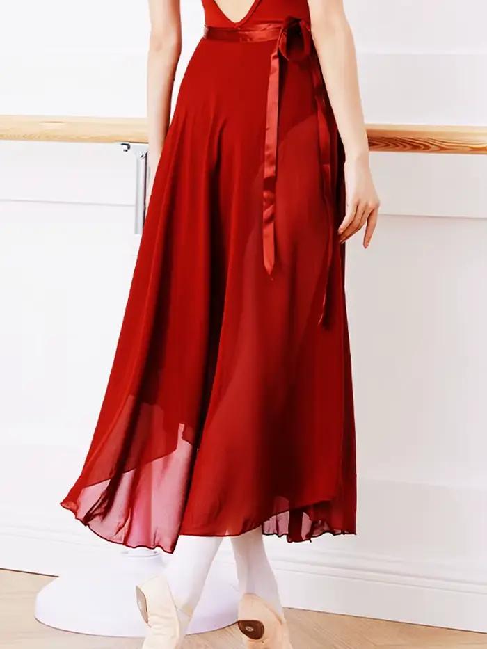 Jupe de ballet enveloppante pour femme adulte
