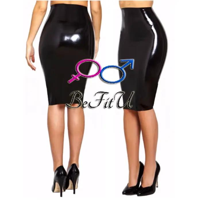 Robe en Latex, jupe sans couture