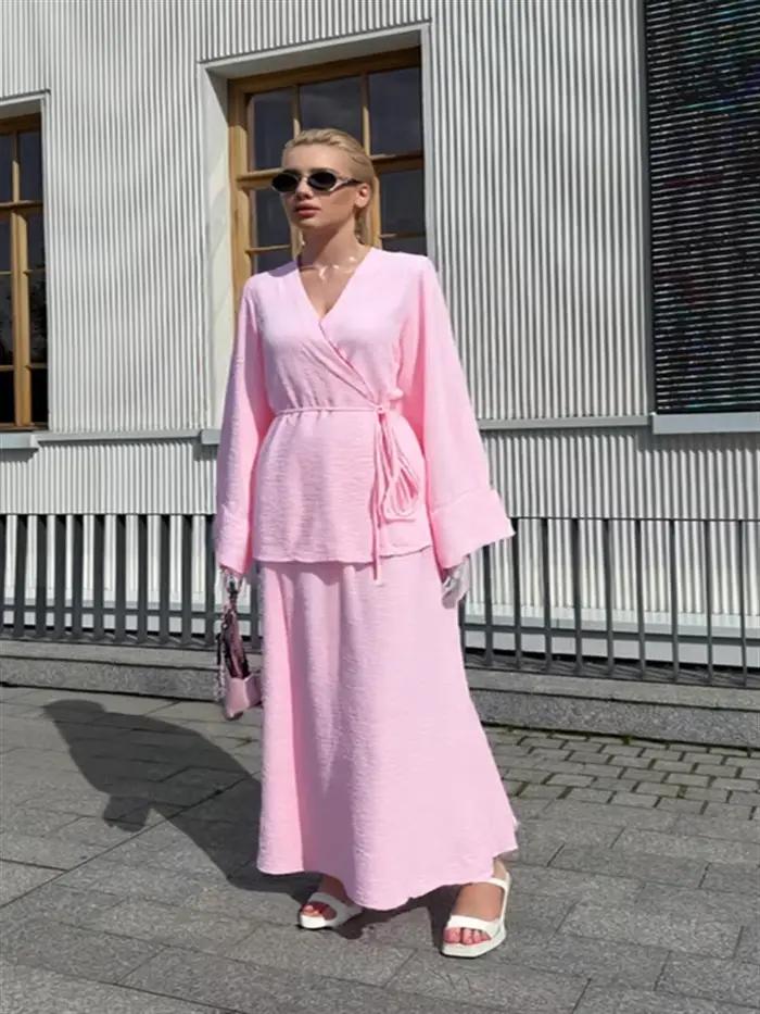 Ensemble chemise et jupe Chic pour femmes
