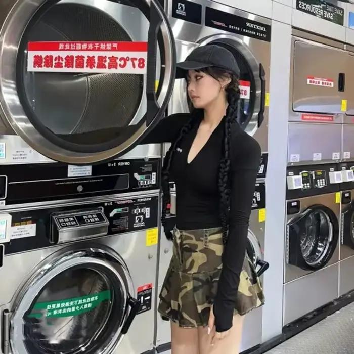 Jupes plissées de style américain pour femmes