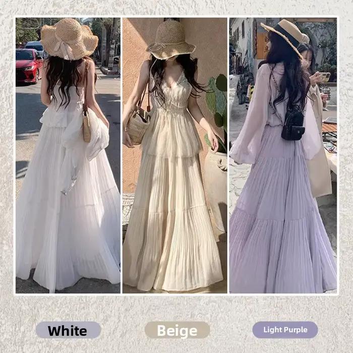 Jupe midi élégante violette à ourlet asymétrique pour femme
