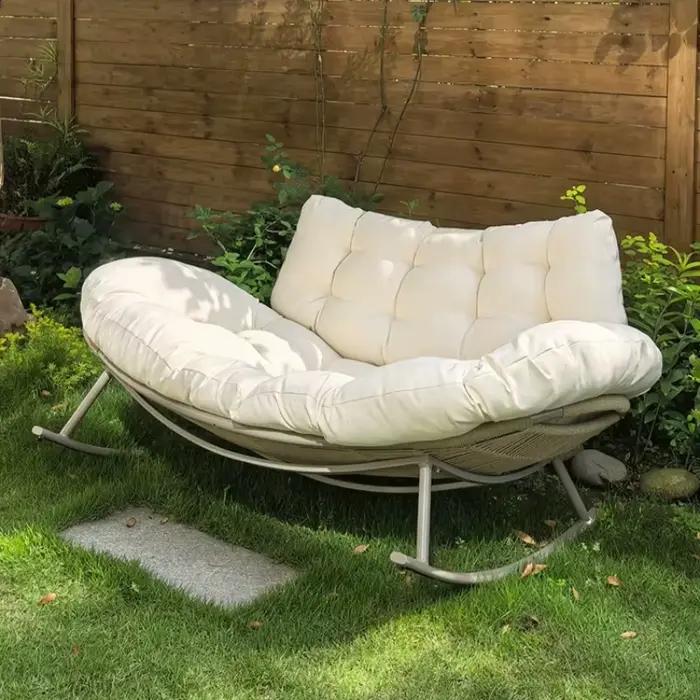 Fauteuils de salon en rotin, inclinables, ergonomiques, design, surdimensionnés, canapé à bascule, Sillas, meubles de maison