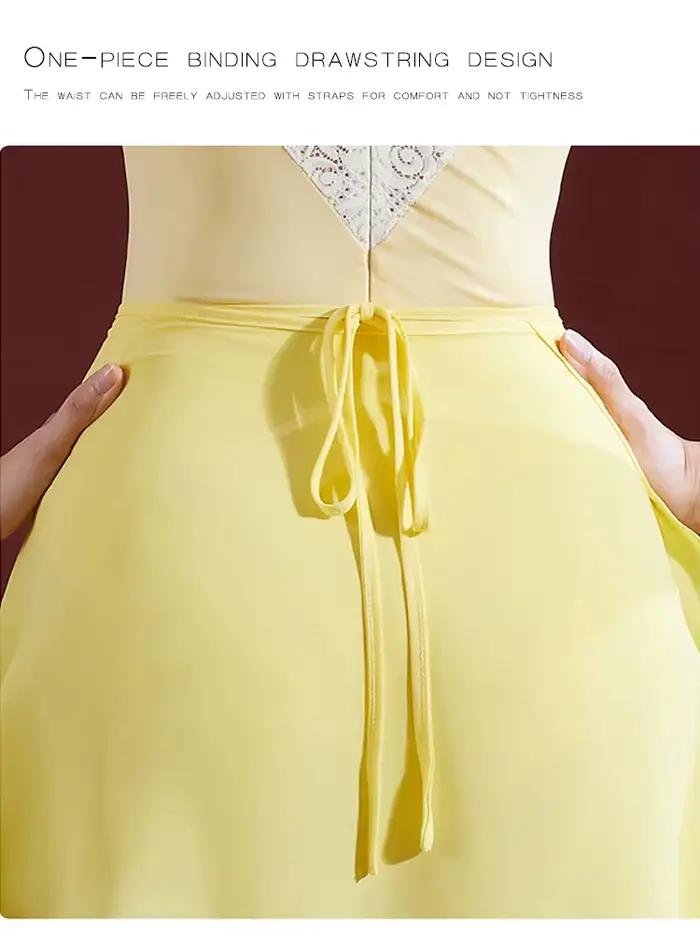 Jupe de Ballet Courte en Mousseline de Soie pour Femme Adulte