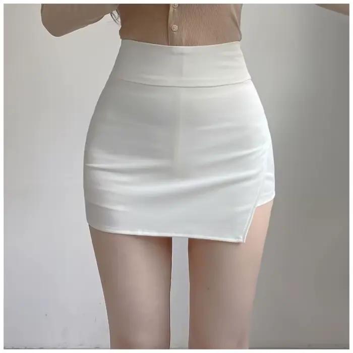 Jupe blanche moulante pour femmes