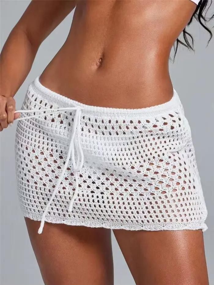 Nouvelle jupe unie pour femme