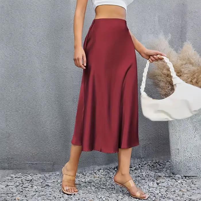 Jupes en Satin pour femmes
