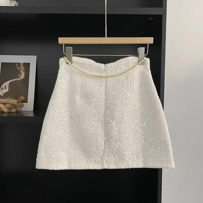 Mini jupe chic française pour femme