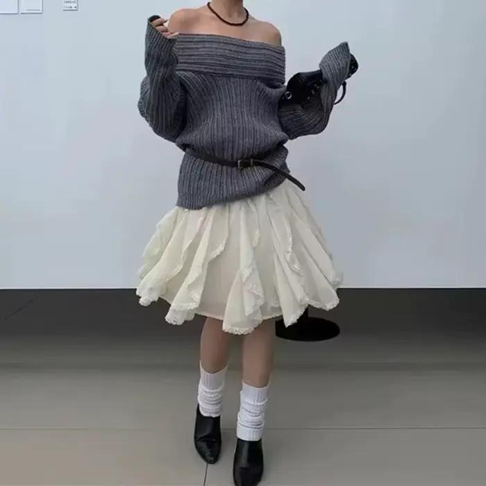 Jupe en dentelle et Tulle pour femmes