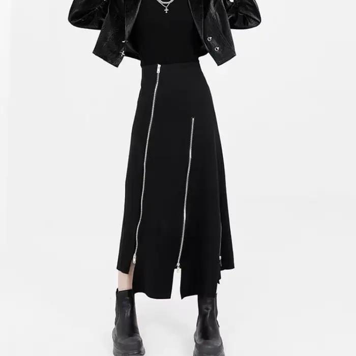 Jupe taille haute pour femme