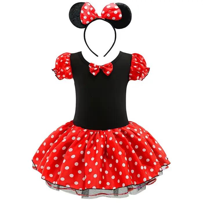 Jupe Mickey pour petites filles de 1 à 6 ans