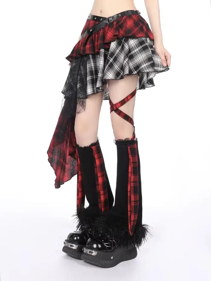 Jupe Gothique Harajuku Grunge pour Femme