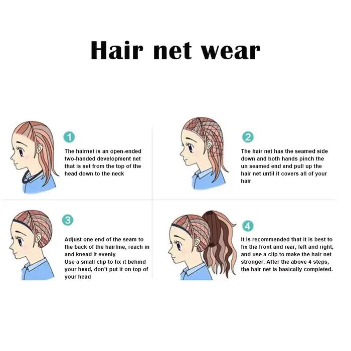 Perruque longue et lisse pour femmes, tenue quotidienne, avec frange courte, fil haute température, cheveux naturels haute densité
