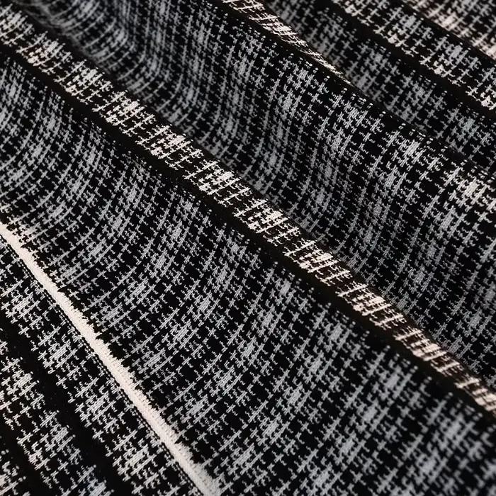 Jupe trapèze taille haute rétro pour femme