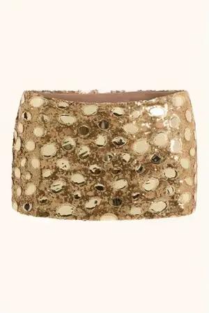 Nouvelle jupe de soirée à sequins pour l'été