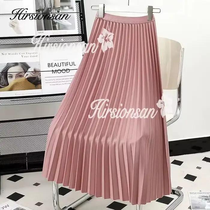 Hirsionsan-Jupes plissées pour femmes