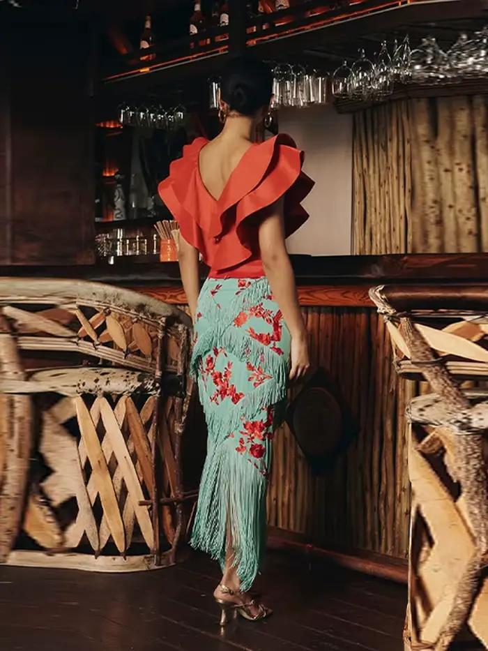 Ensemble jupe et haut pour femme tendance